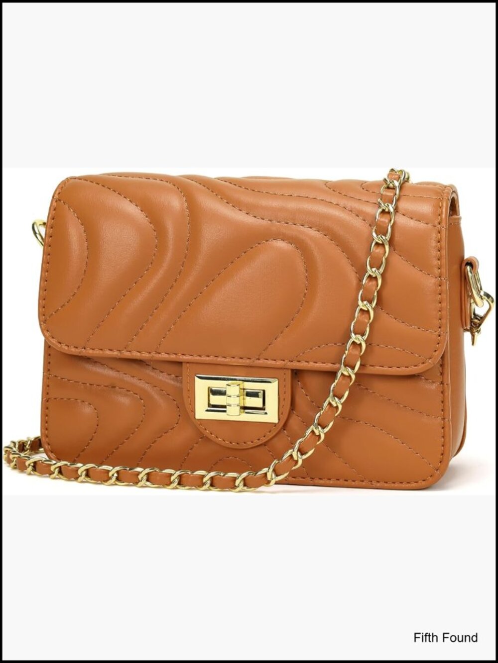 Small Quilted Crossbody Purse for Women Trendy Shoulder Bag PU Leather Satchel